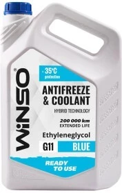Антифриз Winso G11 синій -35 &deg;C, 4,1 л готовий антифриз (WS82516)