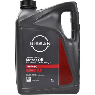 Моторна олива Nissan A3/B4 5W-40 5 л (KE90090042)