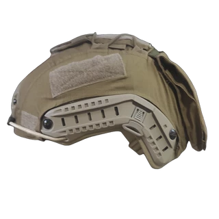 Кавер з вантажною кишенею та отвором під шрауд на шолом з високим вирізом, Койот