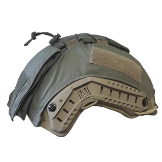 Кавер з вантажною кишенею та отвором під шрауд на шолом з високим вирізом, Олива