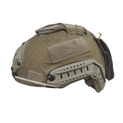 Кавер з вантажною кишенею та отвором під шрауд на шолом з високим вирізом, Койот