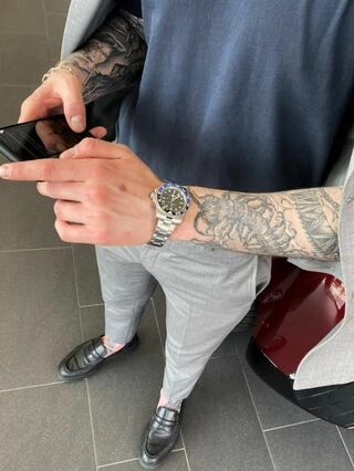 Pagani Design PD-1662 Silver-Blue-Black