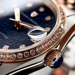 Pagani Design PD-1794L Silver-Rose Gold-Blue