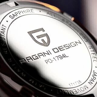 Pagani Design PD-1794L Silver-Rose Gold-Blue