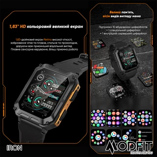 Modfit Iron Black-Orange