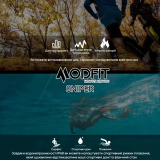 Modfit Sniper Black-Silver 36 мм.