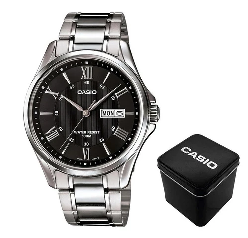 Чоловічий годинник Casio MTP-1384D-1AVEF