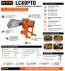 Дроворуб LC-80PTO на ВВП трактора, діам.гілок до 8см, 2 вала з 6 ножами - 2