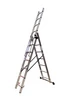 Драбина 3-секц. розкл. 3*7сх. 1,90-4,07м - 1