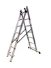 Драбина 3-секц. розкл. 3*7сх. 1,90-4,07м - 2