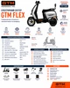 Скутер акумуляторний Flex, 1500Вт, 72V, швидкість 60км/год, запас ходу 80км - 3