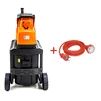 Подрібнювач садовий DS2800/45 KIT, 220В, 2800Вт, гілки до 45мм, ножі, контейнер 60л + подовжувач 10м помаранч. - 3