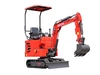 Мініекскаватор гусеничний 1000кг/1,76м гл.копання/дизель 10,2к.с - 4
