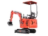 Мініекскаватор гусеничний 1000кг/1,76м гл.копання/дизель 10,2к.с - 9