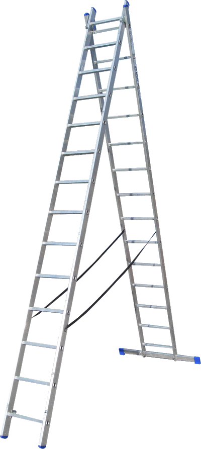 Драбина 2-секц. розкл. 2*14сх. 3,8-6,4м VHR H
