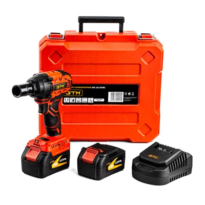 Гайкокрут акум. уд. IWC18/320BL, 18В, 320Нм, 1/2" +акум.4Аг-2шт, зарядний пристрій