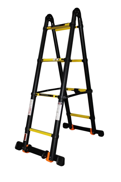 Драбина-трансформер телескопічна 2*4сх 0,9-3,4м анодований алюміній