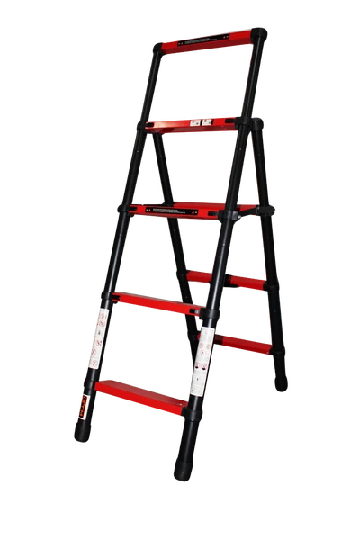 Стремянка телескопічна 4сх. верх.сх. 1,4м, двостороння