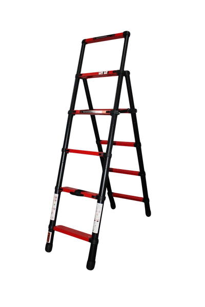 Стремянка телескопічна 5сх. верх.сх. 1,7м, двостороння