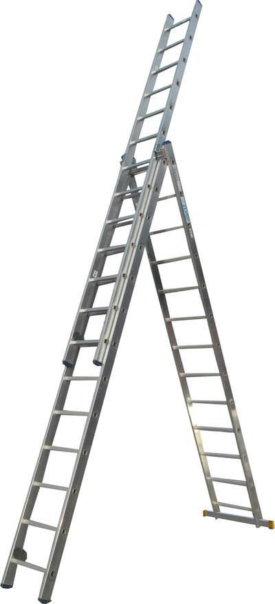 Драбина 3-секц. розкл. 3*13сх. 3,5-8,2м VHR P мет.розтяжка