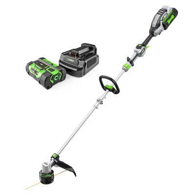 Тример акум. ST1613E-T KIT, 56В, ширина косіння 40см, Line IQ, Powerload, струна 2,4мм, роз`ємна штанга,  акум. 4А*год + зарядний пристрій