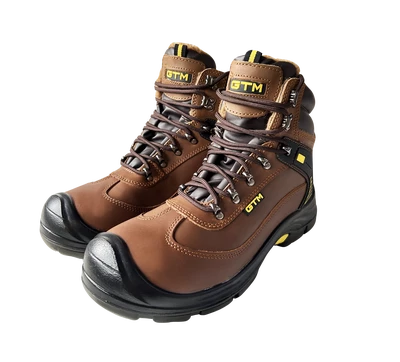Черевики робочі утеплені р.44 композ.носок, шкіра коричневого кольору S1P SRC