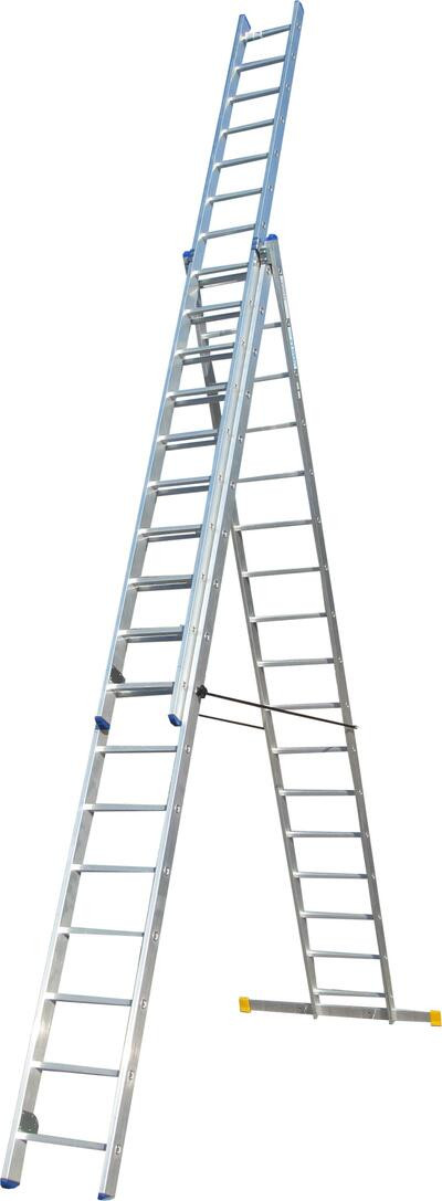 Драбина 3-секц. розкл. 3*17сх. 4,6-11,4м VHR P мет.розтяжка (УЦІНКА)