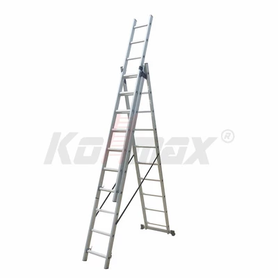 Драбина 3-секц. розкл. 3*11сх. 2,99- 7,31м мет.розтяжка