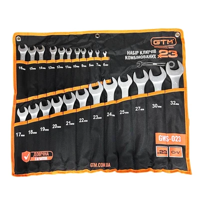 Набір ключів комб. 6-32мм 23од. чохол
