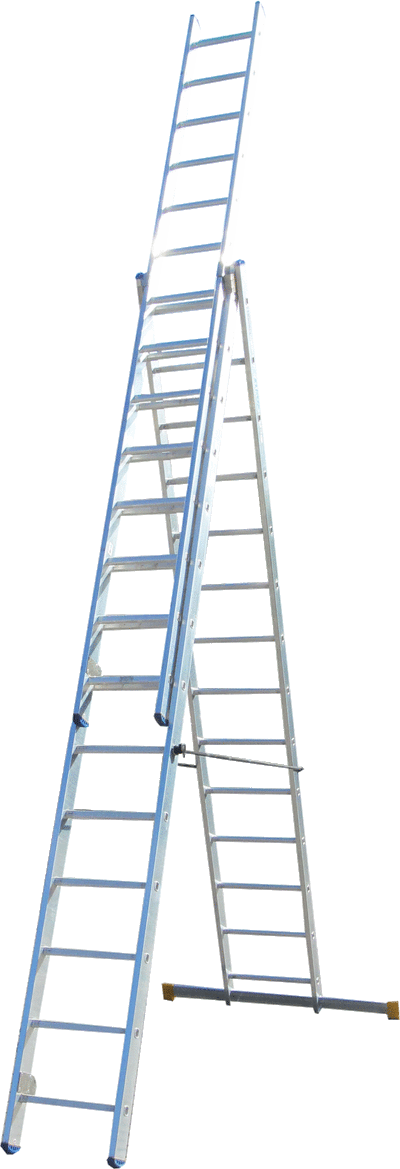 Драбина 3-секц. розкл. 3*14сх. 3,8-9м VHR-P мет.розтяжка