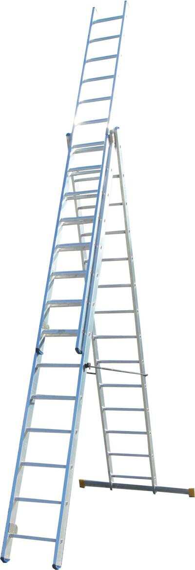 Драбина 3-секц. розкл. 3*14сх. 3,8-9м VHR-P мет.розтяжка
