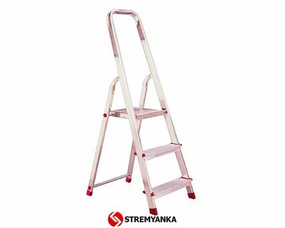 Драбина 3-секц. розкл. 3*14сх. 3,8- 9,74м мет.розтяжка