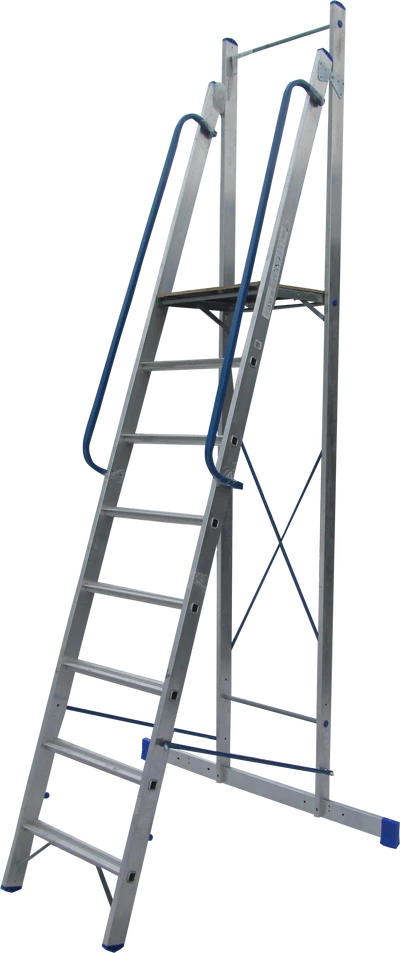 Стремянка-помост 8сх. верх.сх.-1,9м TOR 708