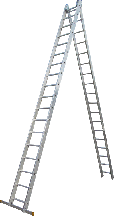 Драбина 2-секц. розкл. 2*18сх. 4,77-8,41м VHR Р
