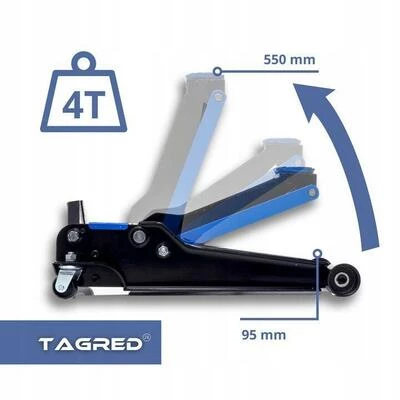 Двопоршневий низькопрофільний домкрат TAGRED TA288 4 т