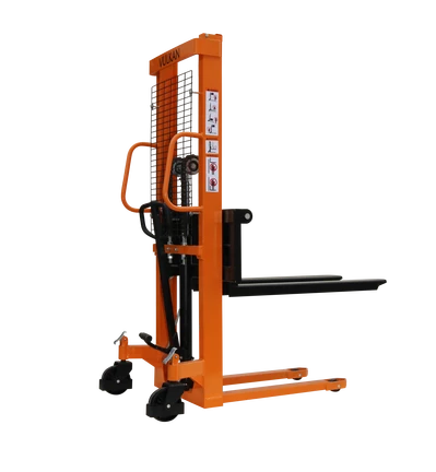 Штабелер гідравлічний 1500кг, підйом-3м, довжина вил 1,1м, колір-жовтий