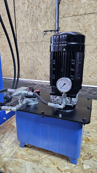 Електрогідравлічний прес 20т, хід штоку 300 мм, швидкість опускання 10мм/сек, Маслостанція 220/380 В