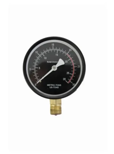 Гідроциліндр 20 тон з манометром Хід 200 мм Висота 320 мм