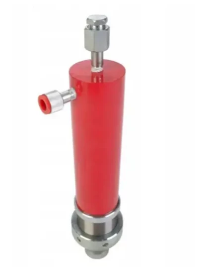 Гідроциліндр 20 тон з манометром Хід 200 мм Висота 320 мм