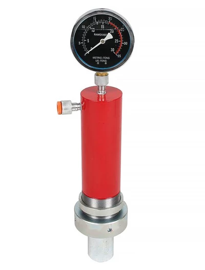 Гідроциліндр 20 тон з манометром Хід 200 мм Висота 320 мм