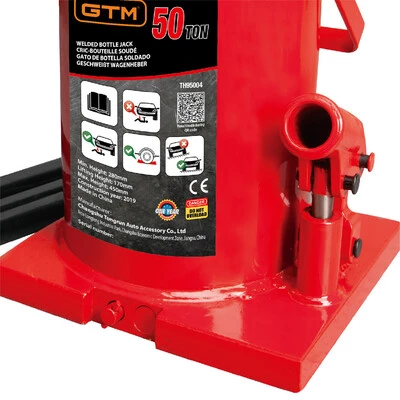 Гідравлічний пляшковий домкрат GTM TH95004 50 тон, 280&ndash;450 мм