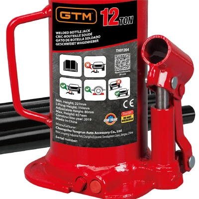 GTM Домкрат гидравл. бутил. 12т (240-460мм)