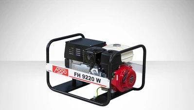 Апарат дугового зварювання з генераторною установкою  FH9220W 3ф-7,8кВА/1ф-4,0кВт, звар.стр-220А, двиг.Honda-GX390, бак 6,2л