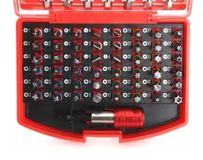 Набір біт з 56 предметів TORX, 1/4 - 25мм, 75мм TAGRED TA1206