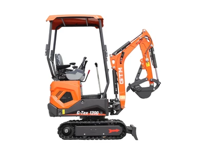 Мініекскаватор гусеничний 1200кг/1,76м гл.копання/дизель 10,2к.с