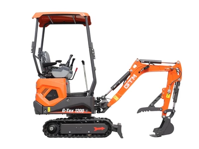 Мініекскаватор гусеничний 1200кг/1,76м гл.копання/дизель 10,2к.с