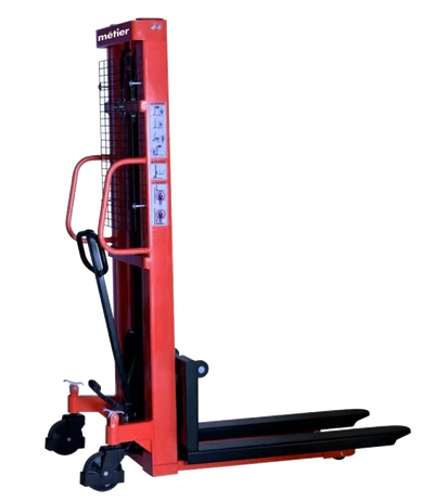 Штабелер гідравлічний 1500кг, підйом-3м, довжина вил 1,1м, колір-жовтий