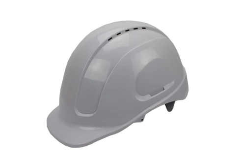 Каска будівельна біла посилена