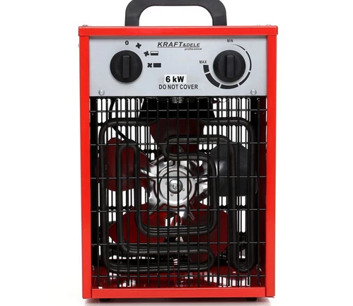 Тепловентилятор промисловий 6кВт 380В термостат, 3 режима роботи