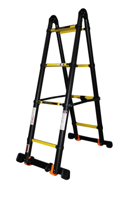 Драбина-трансформер телескопічна 2*4сх 0,9-3,4м анодований алюміній